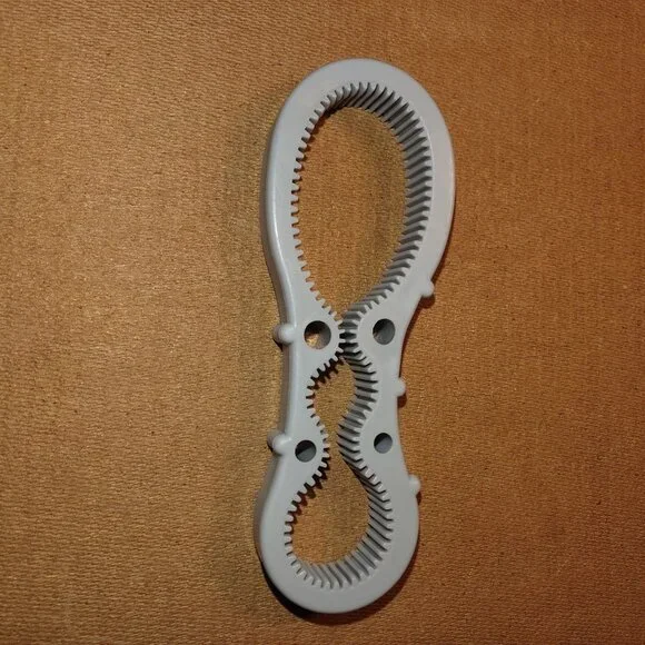 Dual-Sided Plastic Jar & Bottle Opener With Gripped Teeth For Easy Lid Removal - Picture 1 of 2